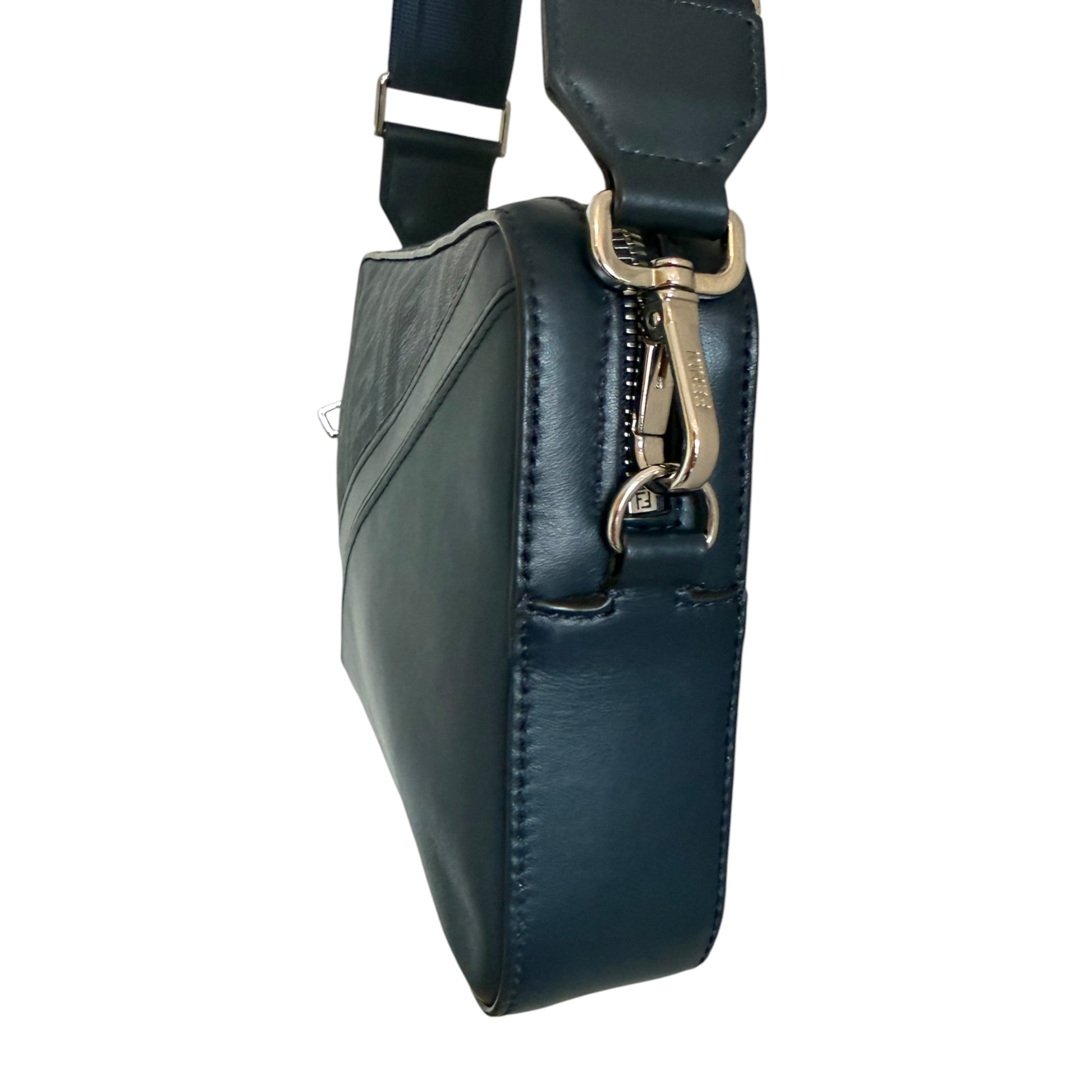 Fendi FF Blue Diagonal Bag