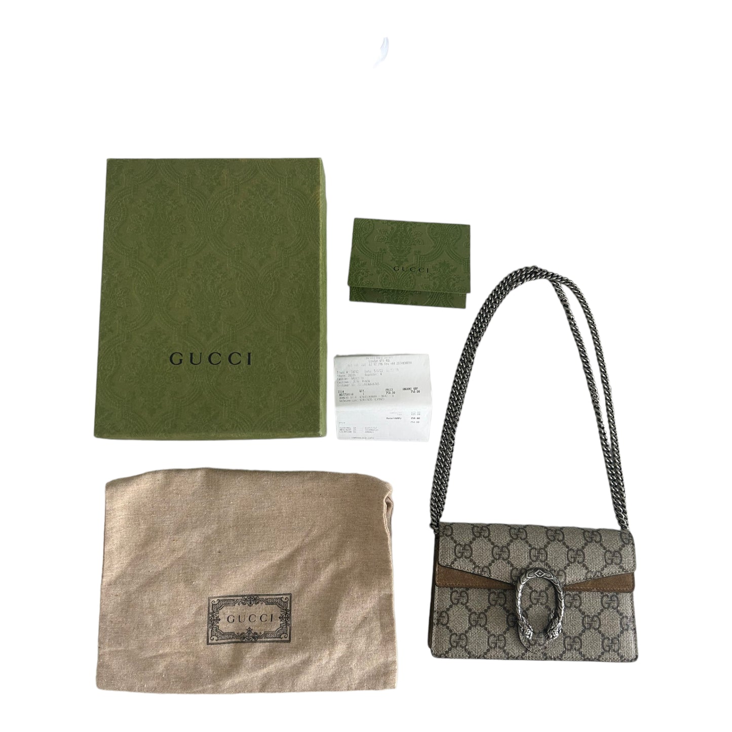 Gucci GG Supreme Dionysus Super Mini Bag - 476432