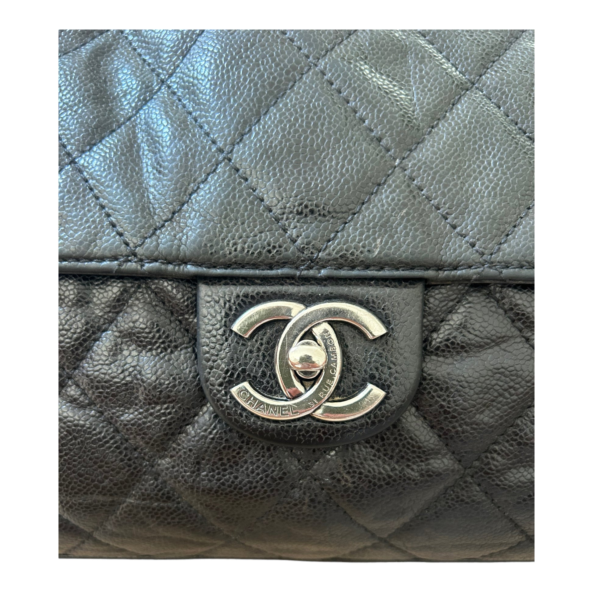 Chanel Timeless Black Caviar Handbag