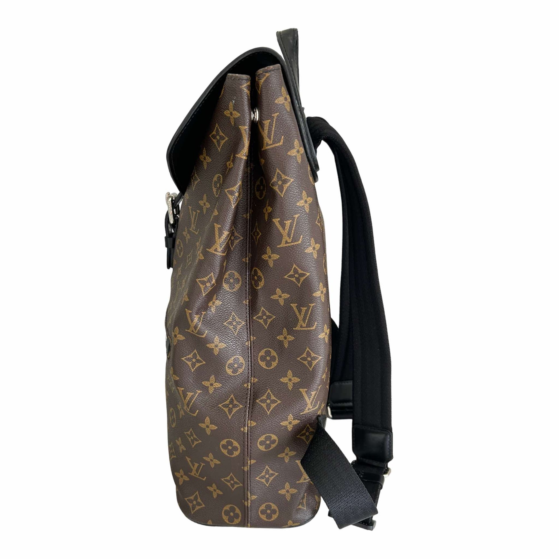 louis vuitton backpack palk monogram macassar Dean M45335 Backpack kingram-japan The pairing of monogram macassar canvas with black cowhide Authentic Louis Vuitton Macassar Palk