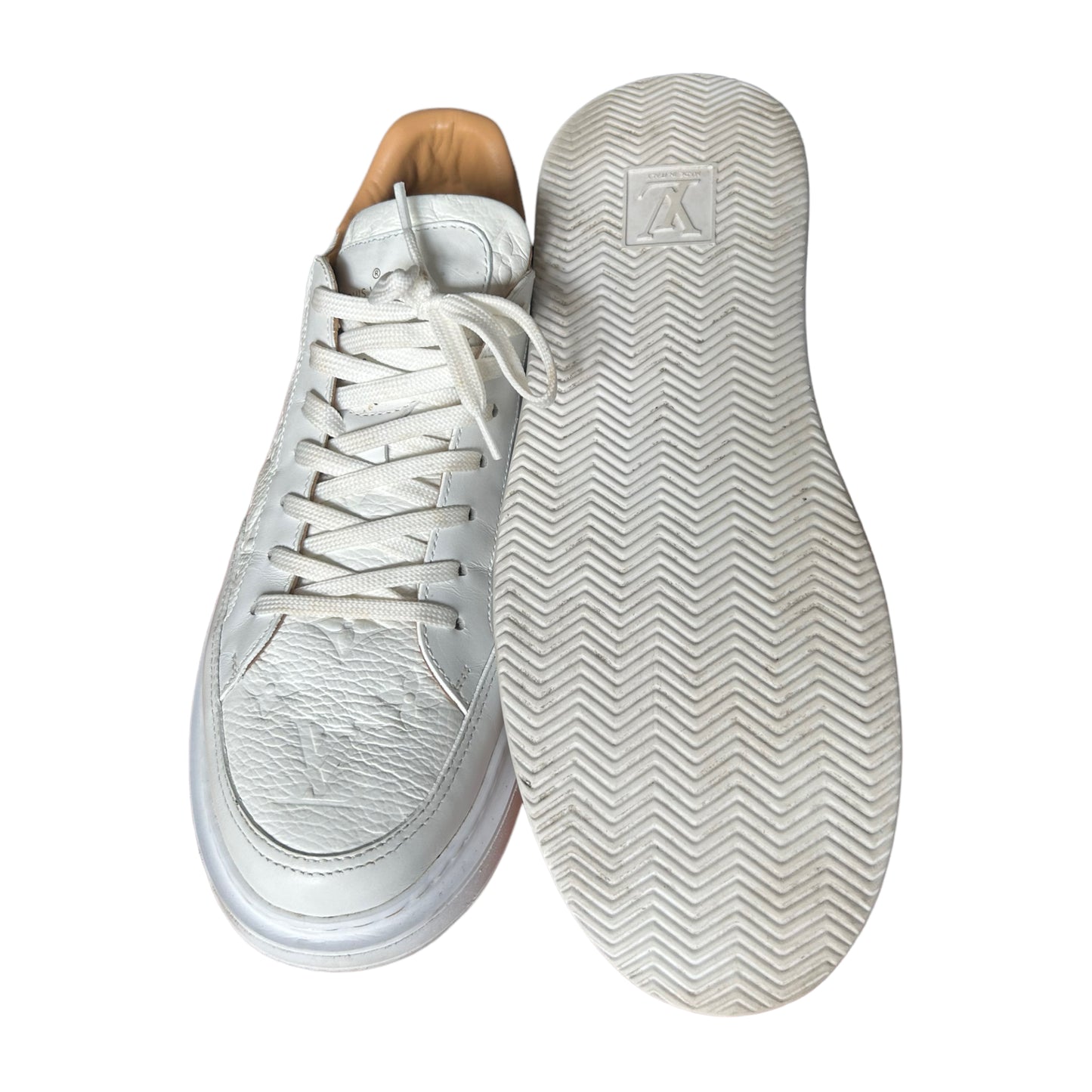 Louis Vuitton White Beverley Hills Trainers - 8.5 UK / 42.5 EU