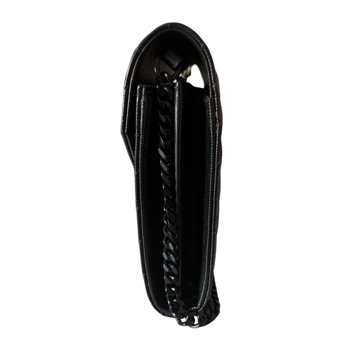 Saint Laurent Black Classic Cassandre Chain Flap - 377828