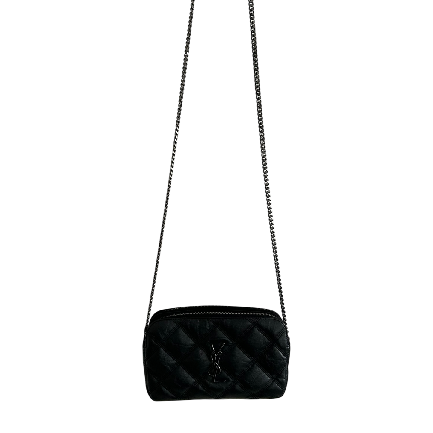 Saint Laurent Becky Double Zip Shoulder Bag - 608941