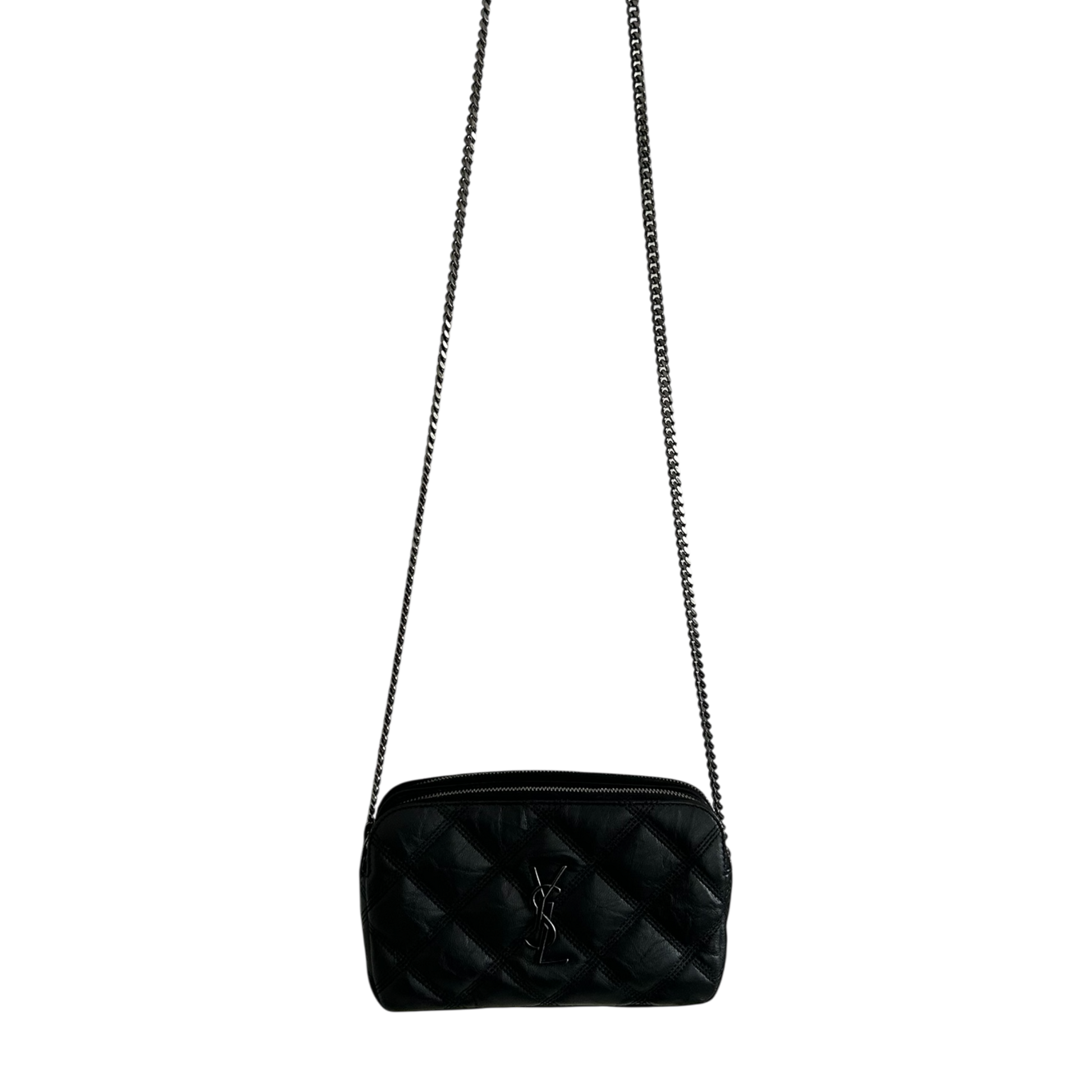 Saint Laurent Becky Double Zip Shoulder Bag - 608941