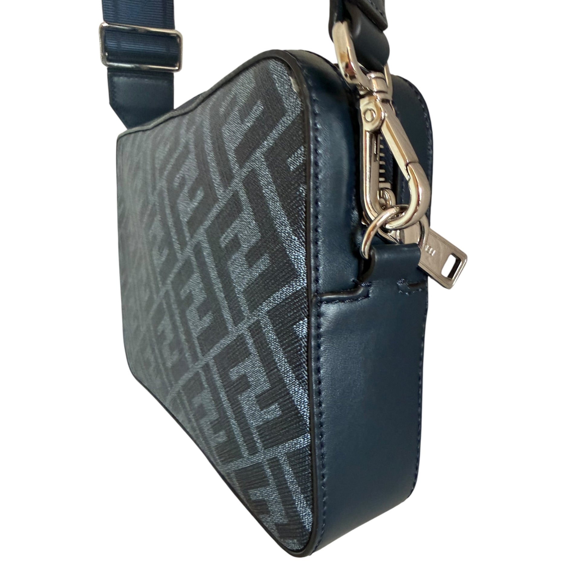 Fendi FF Blue Diagonal Bag