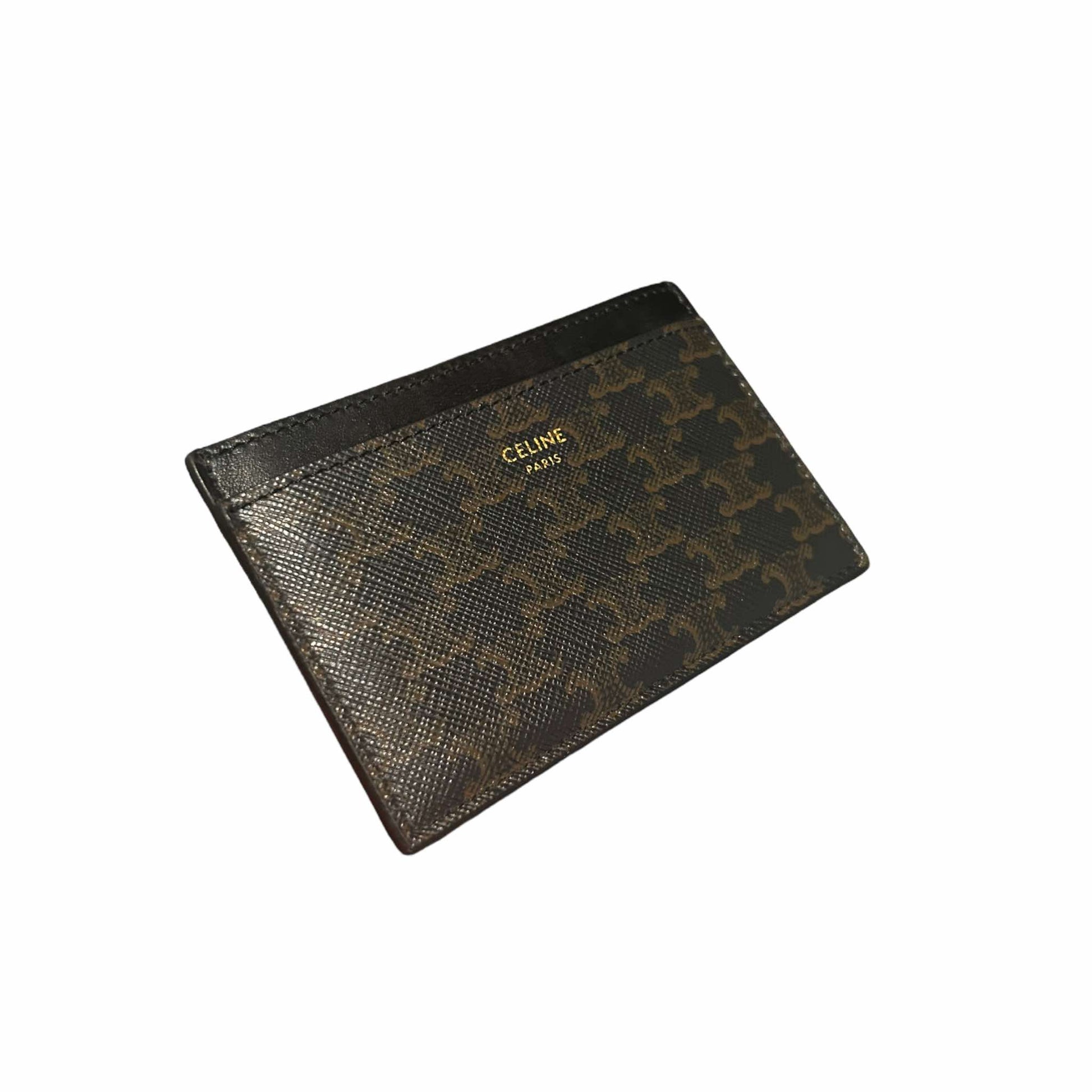 Celine Triomphe Canvas Card Holder