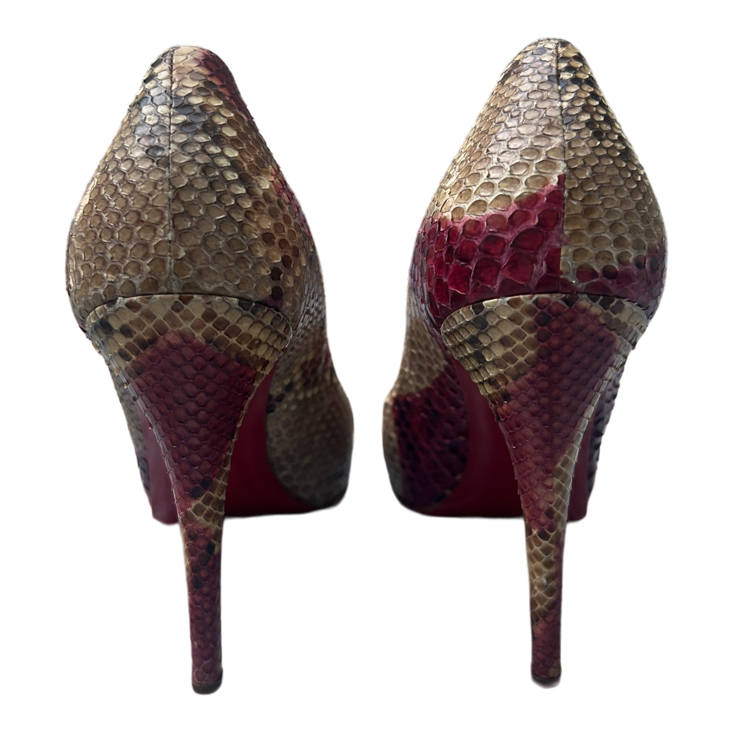 Christian Louboutin Python Heels - 39.5 EU/ 6.5 UK