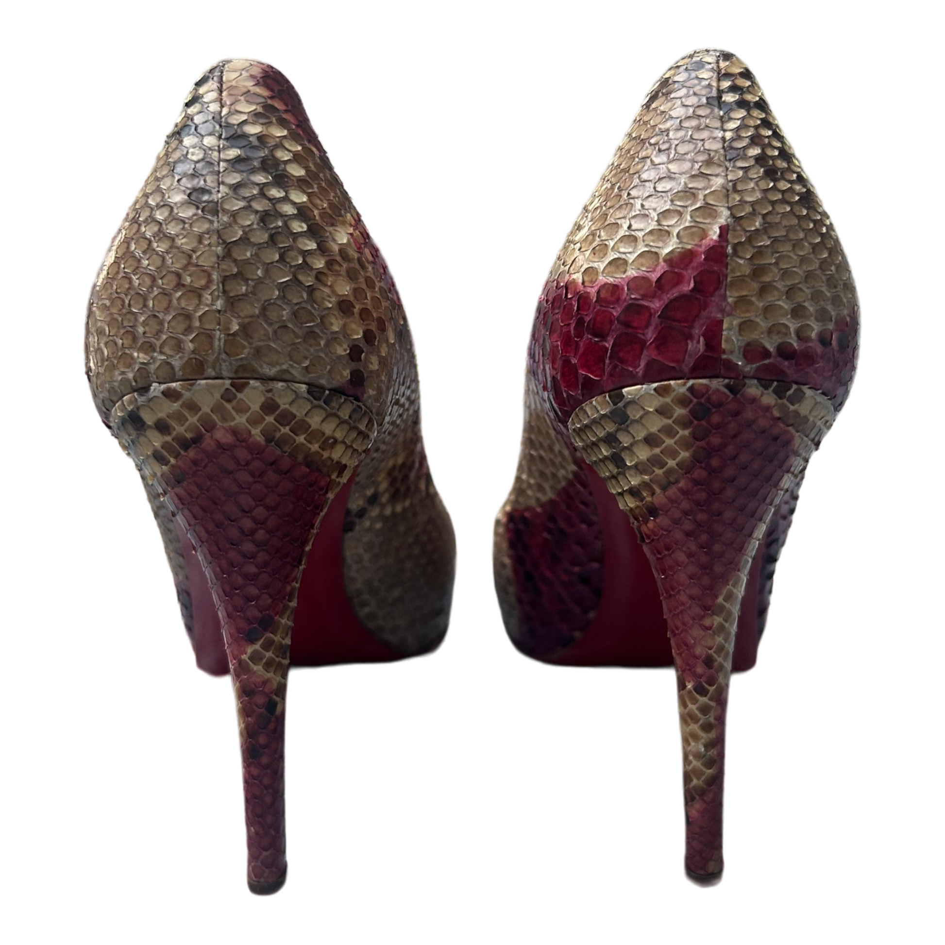 Christian Louboutin Python Heels - 39.5 EU/ 6.5 UK