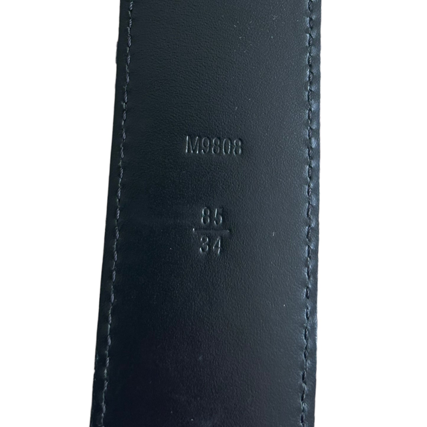 Louis Vuitton Damier Graphite Belt (85/34) - M9808