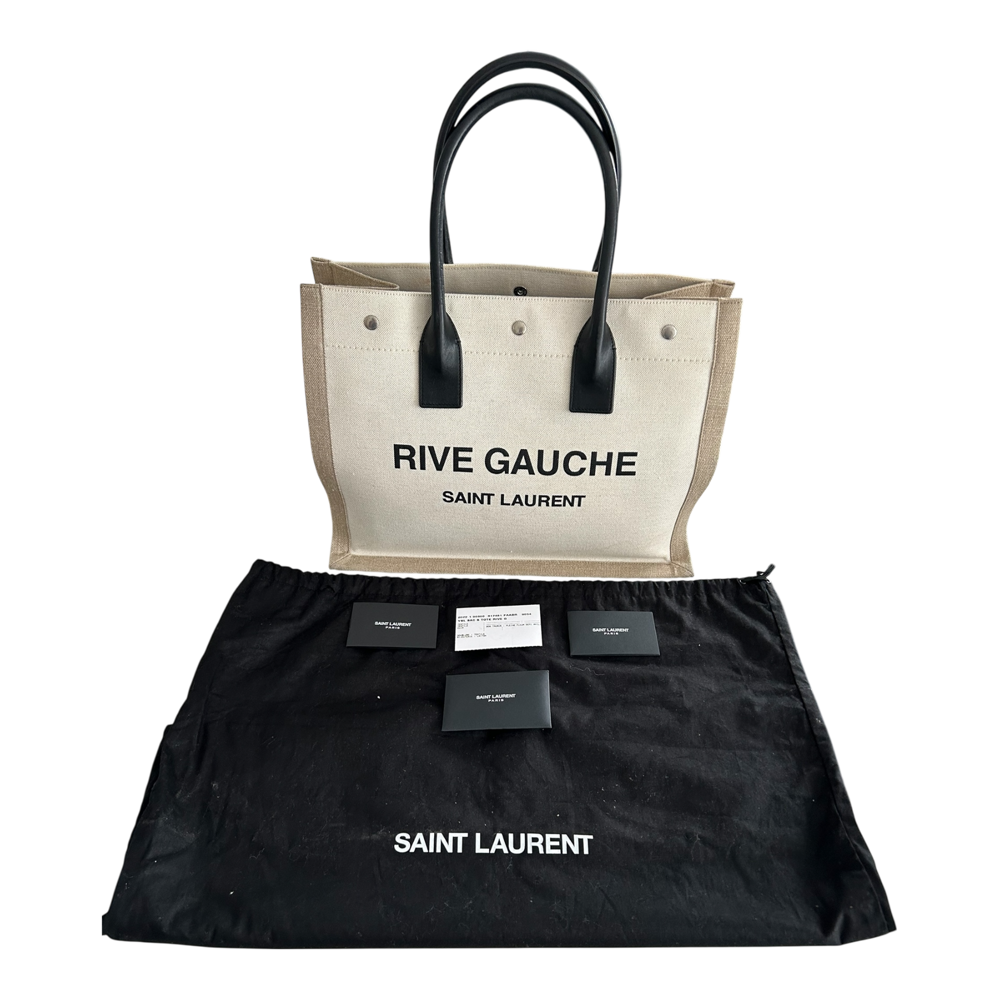 Saint Laurent Beige Rive Gauche Tote - 617481