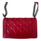 Chanel Red Leather Boy Bag