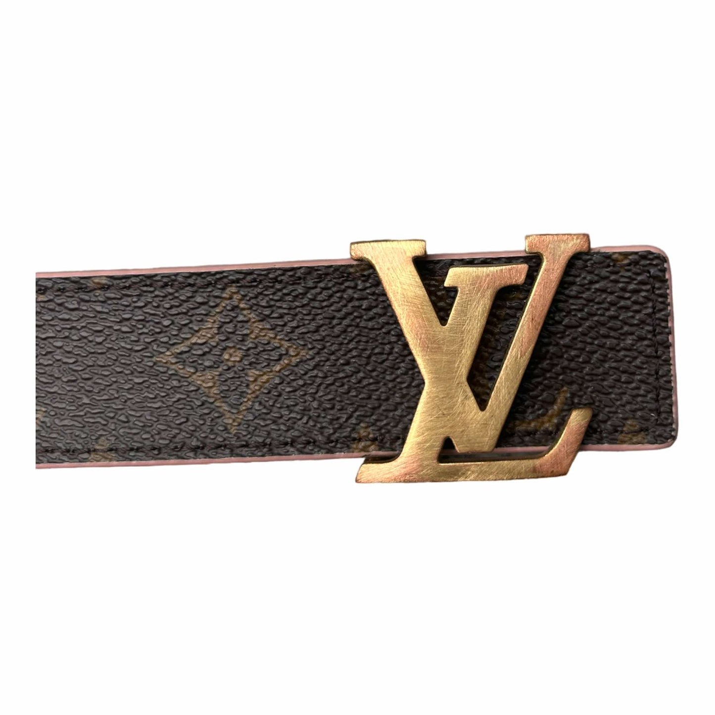 Louis Vuitton Womens Rose Poudre Reversible Belt (90/36) - M9052