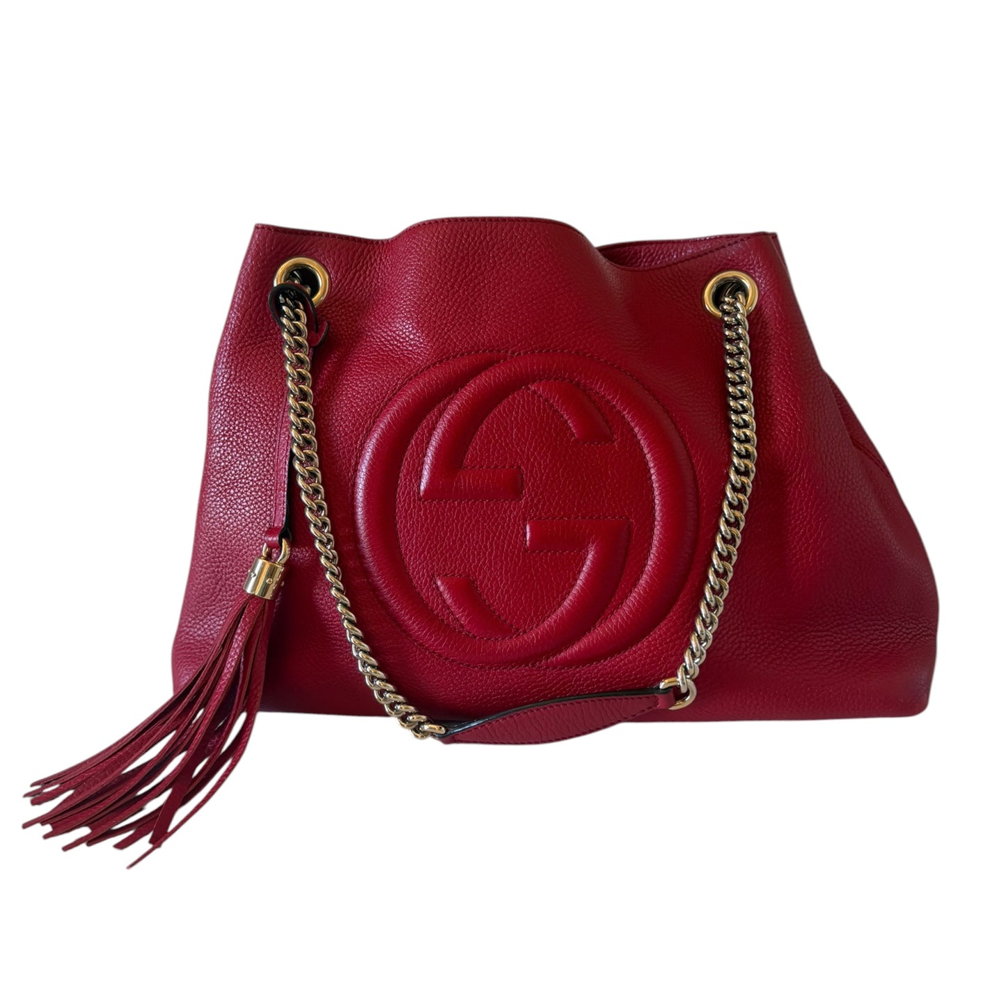 Gucci Red Soho Chain Shoulder Bag - 308982