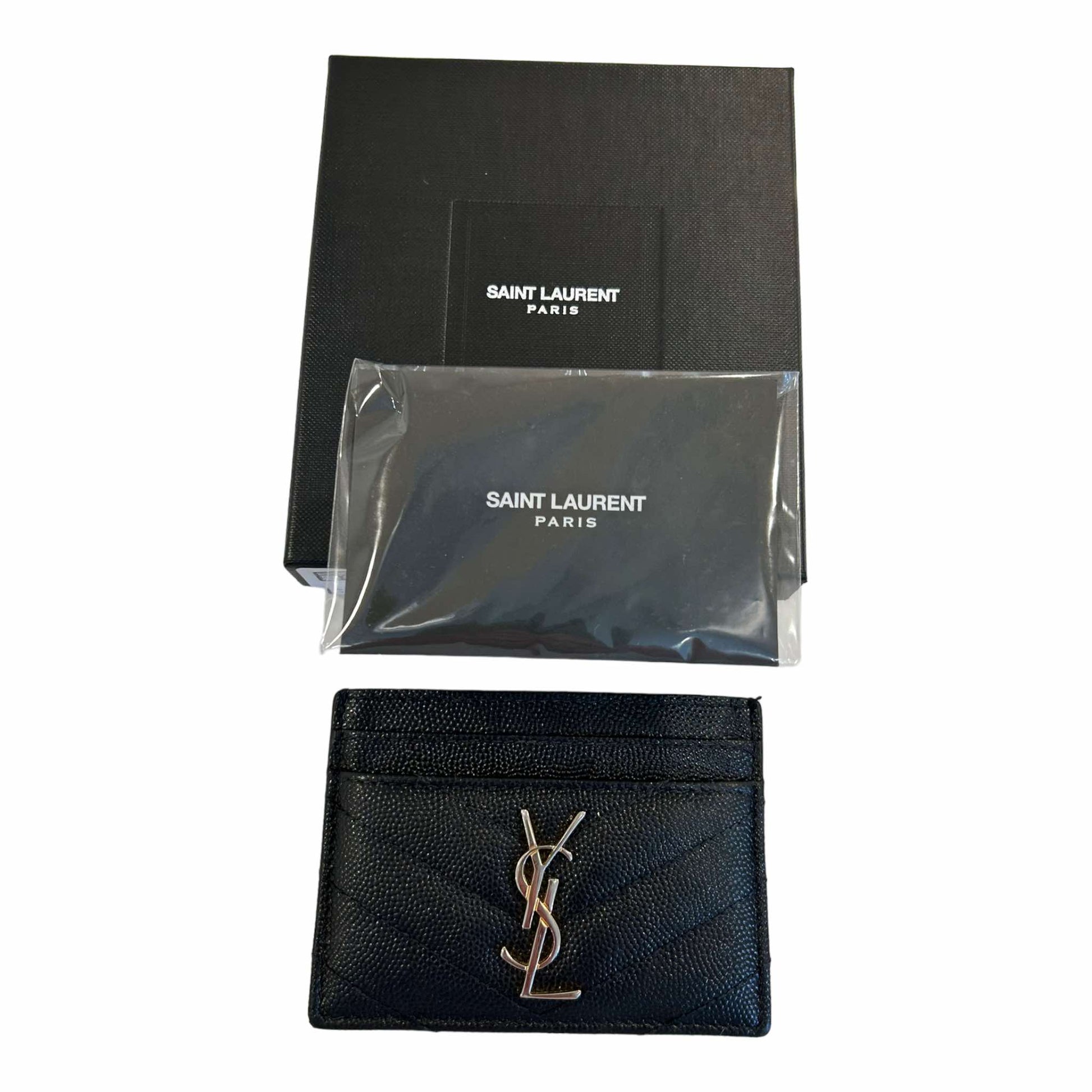 Pre-Loved Saint Laurent Card Holder 423291 – Refined Luxury