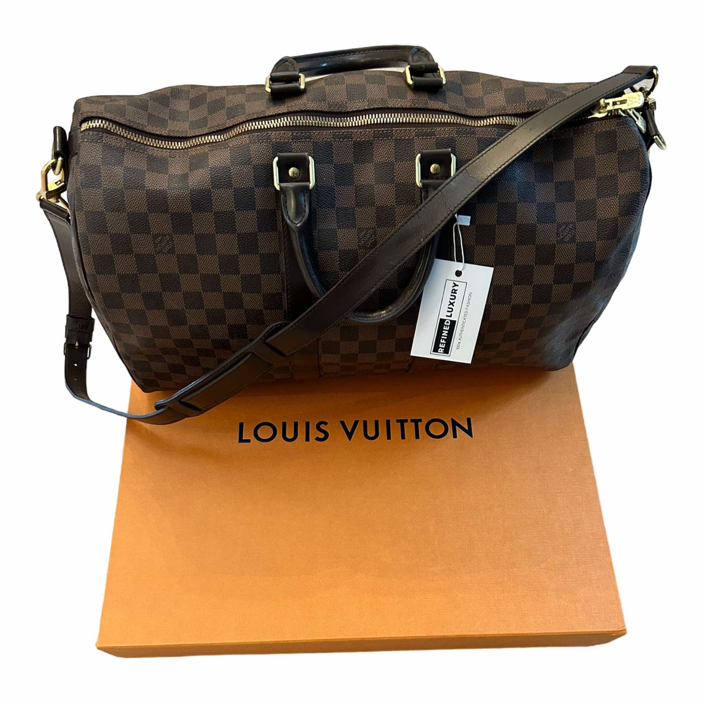 Louis Vuitton Damier Ebene Bandoulière Keepall 45