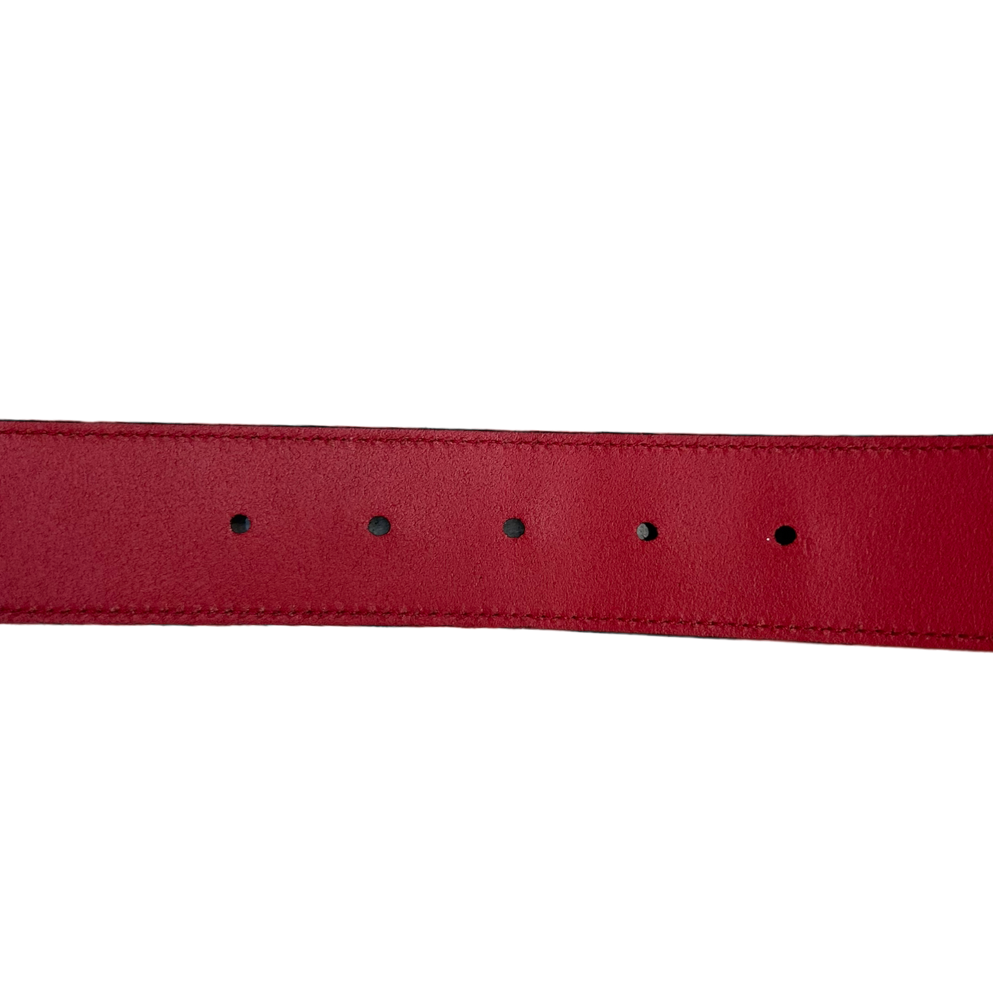 Gucci Red GG Belt - (105/42) - 546389