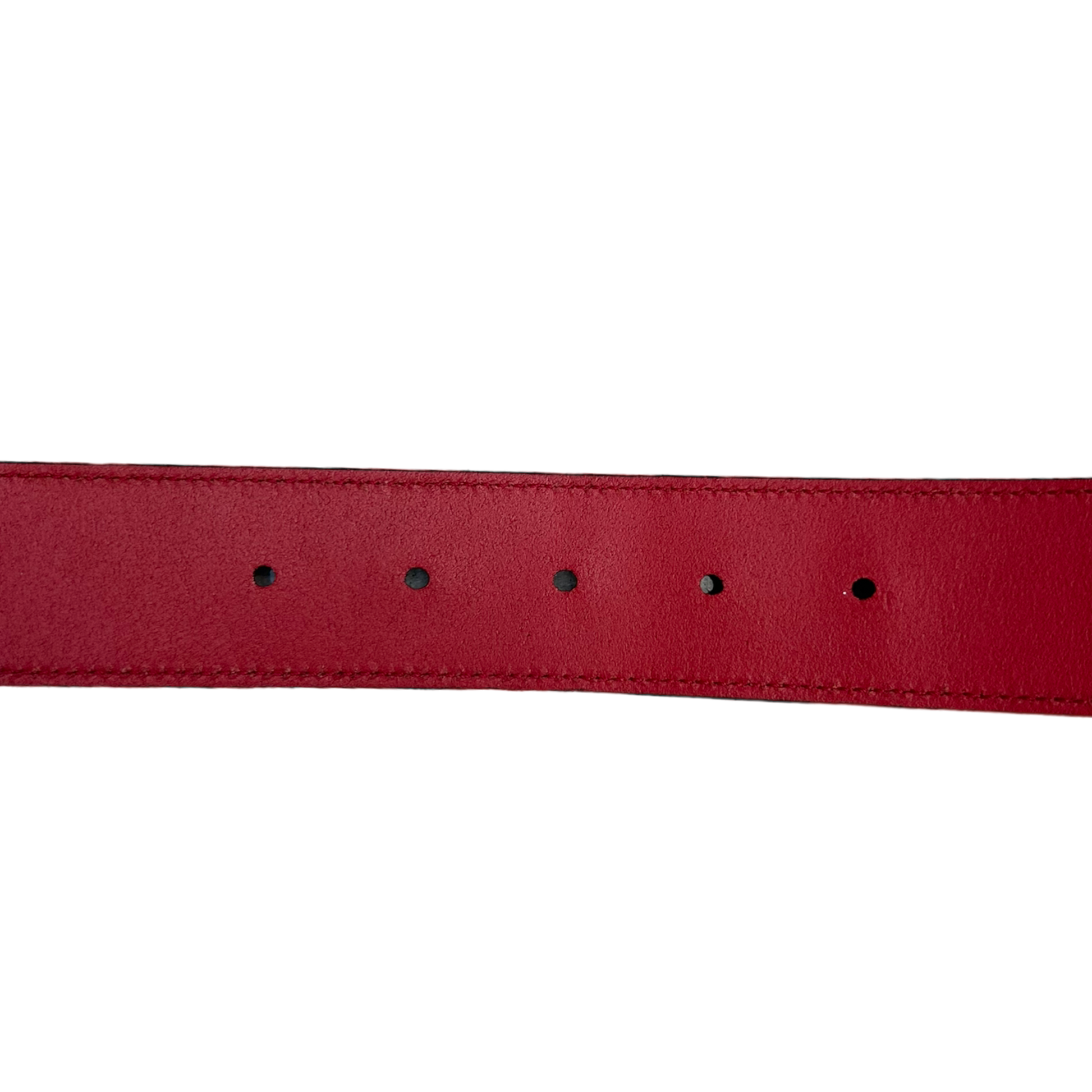 Gucci Red GG Belt - (105/42) - 546389