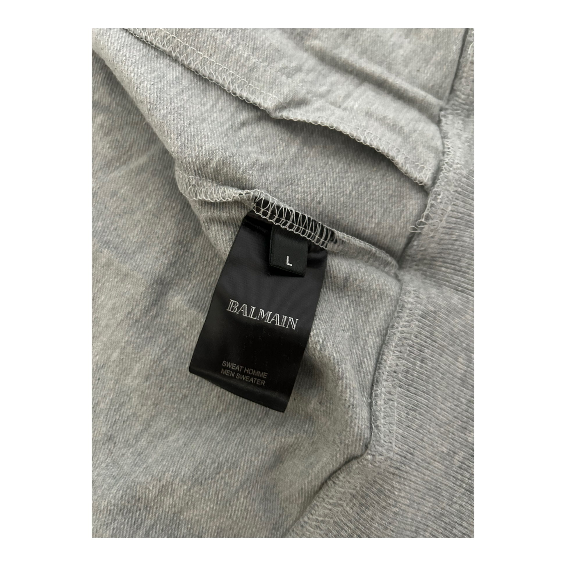 Grey balmain best sale tracksuit