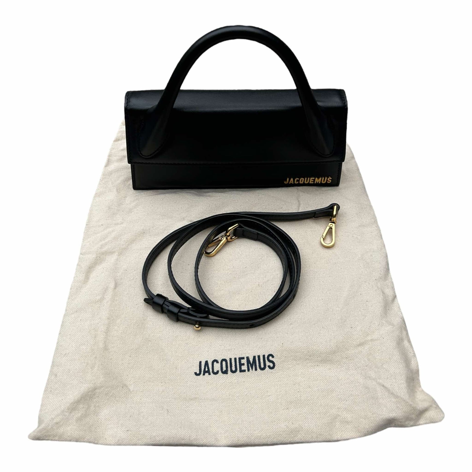 Jacquemus Le Chiquito Long Leather Top Handle Bag