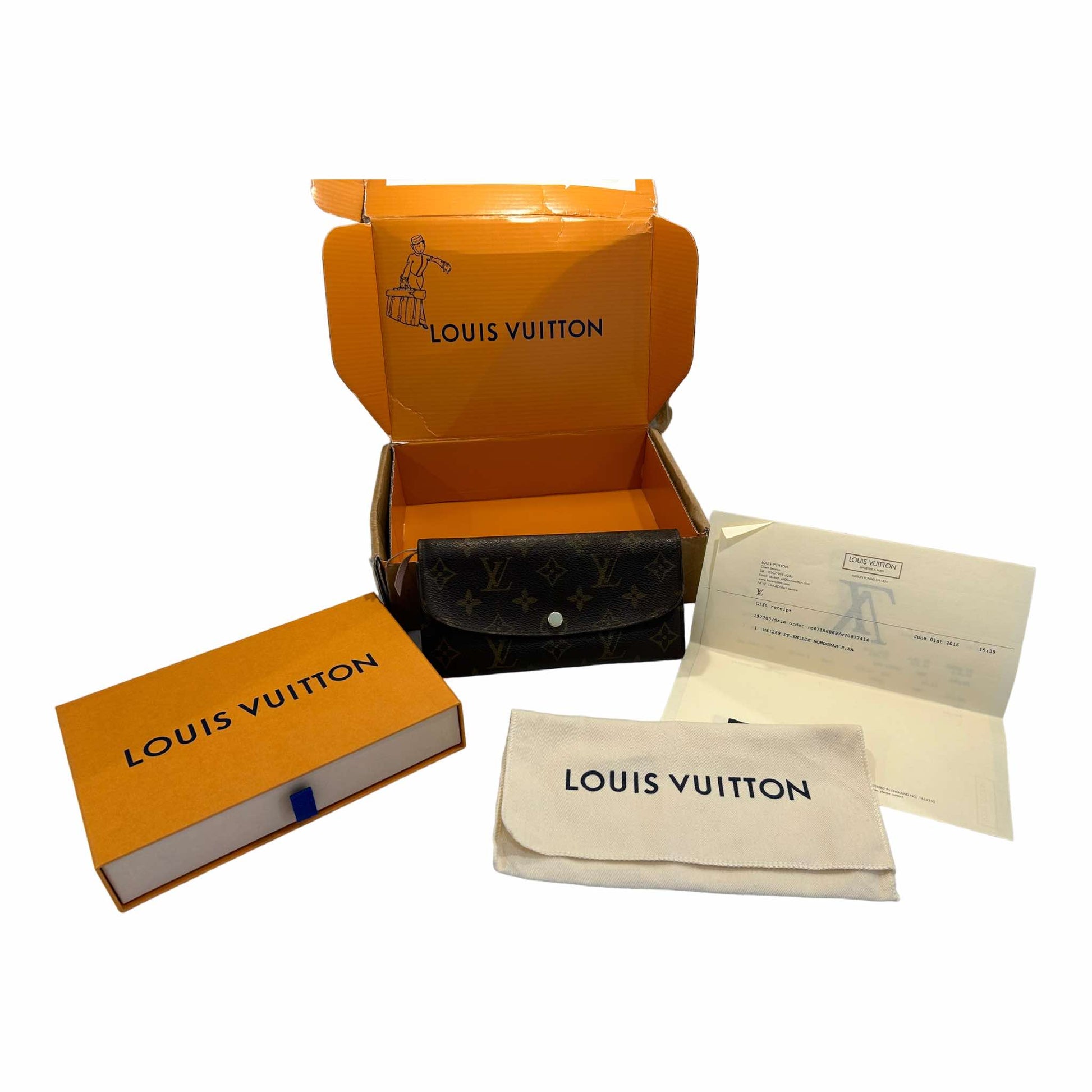 Louis Vuitton Emilie Wallet - M61289