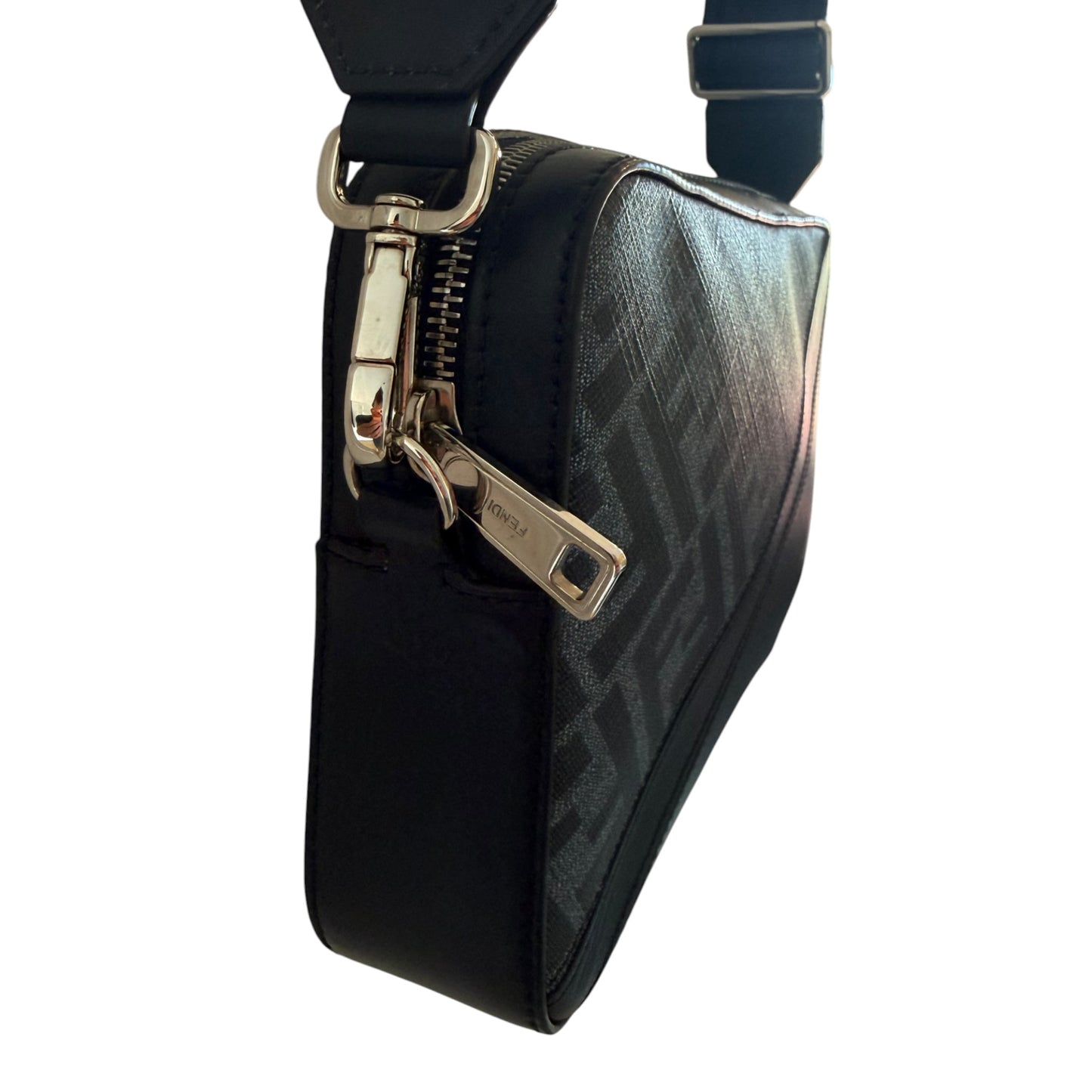 Fendi FF Blue Diagonal Bag