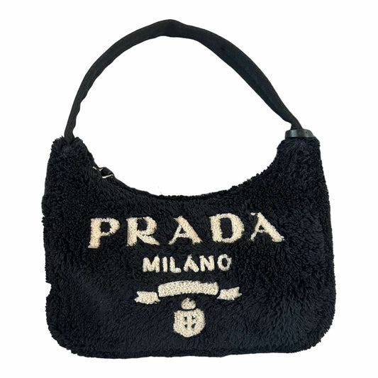 Prada Black Re-Edition 2000 Terry Mini Bag