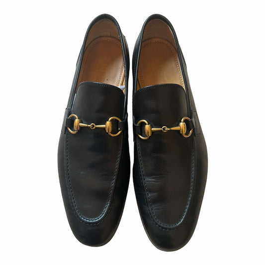 Gucci Men's Jordaan Leather Loafers - 8 UK