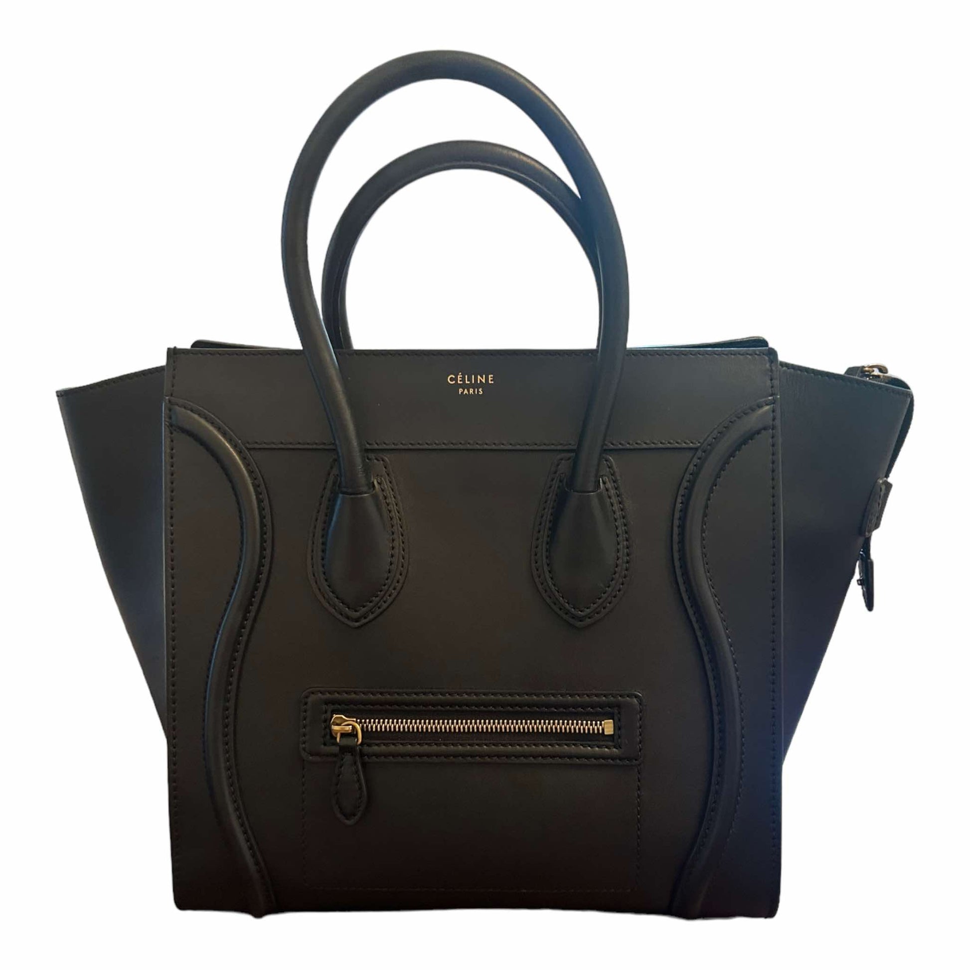 Celine Mini Luggage Bag - Black