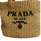 Prada Natural Small Crochet Tote Bag