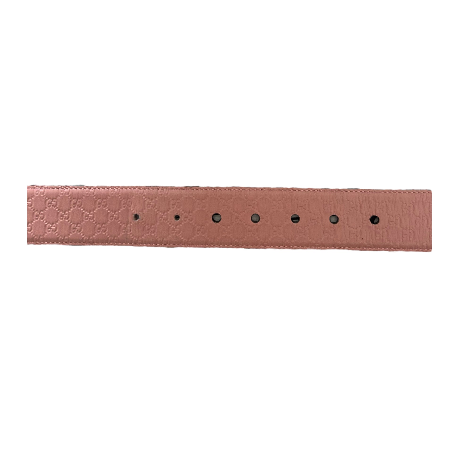 Gucci Pink GG Belt - (85/34) - 281548