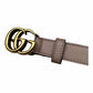 Gucci Ladies Beige Mini GG Belt - (85/34) - 409417