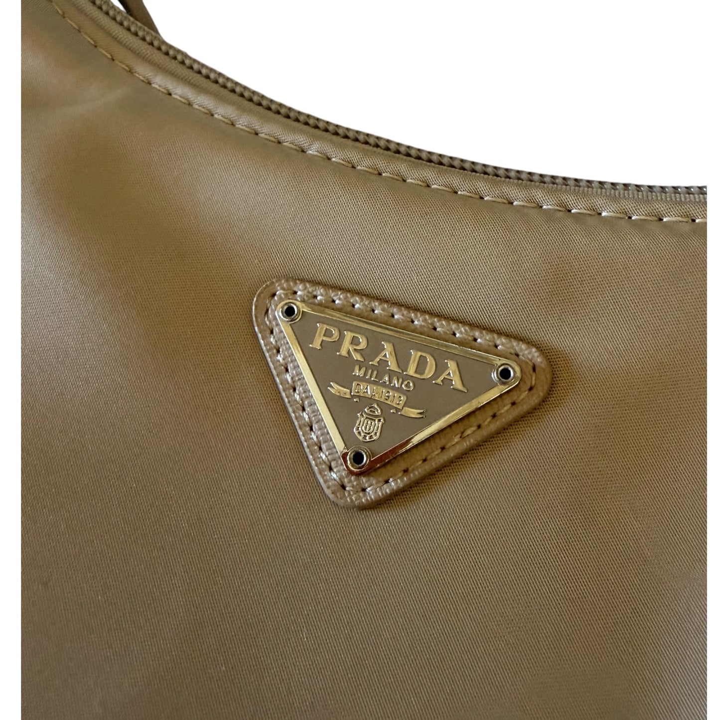 Prada Re-Edition 2000 Neutral Re-Nylon Mini Bag