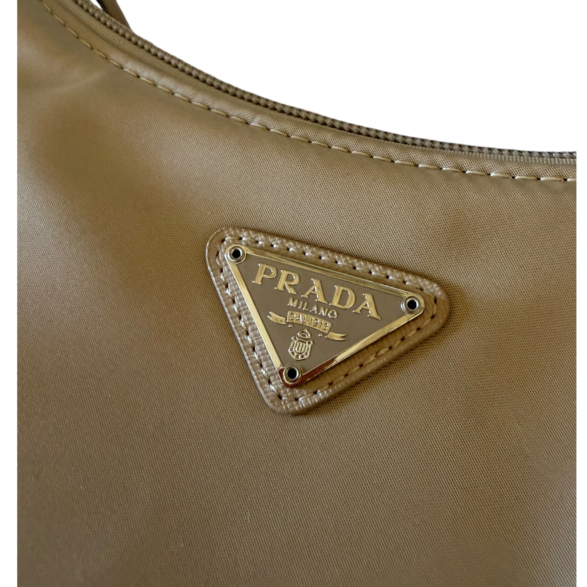 Prada Re-Edition 2000 Neutral Re-Nylon Mini Bag