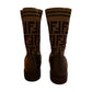Fendi FF Rockoko Monogram Boots - 38.5 EU
