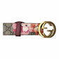 Gucci Flower Leather GG Belt - (80/32) - 370543