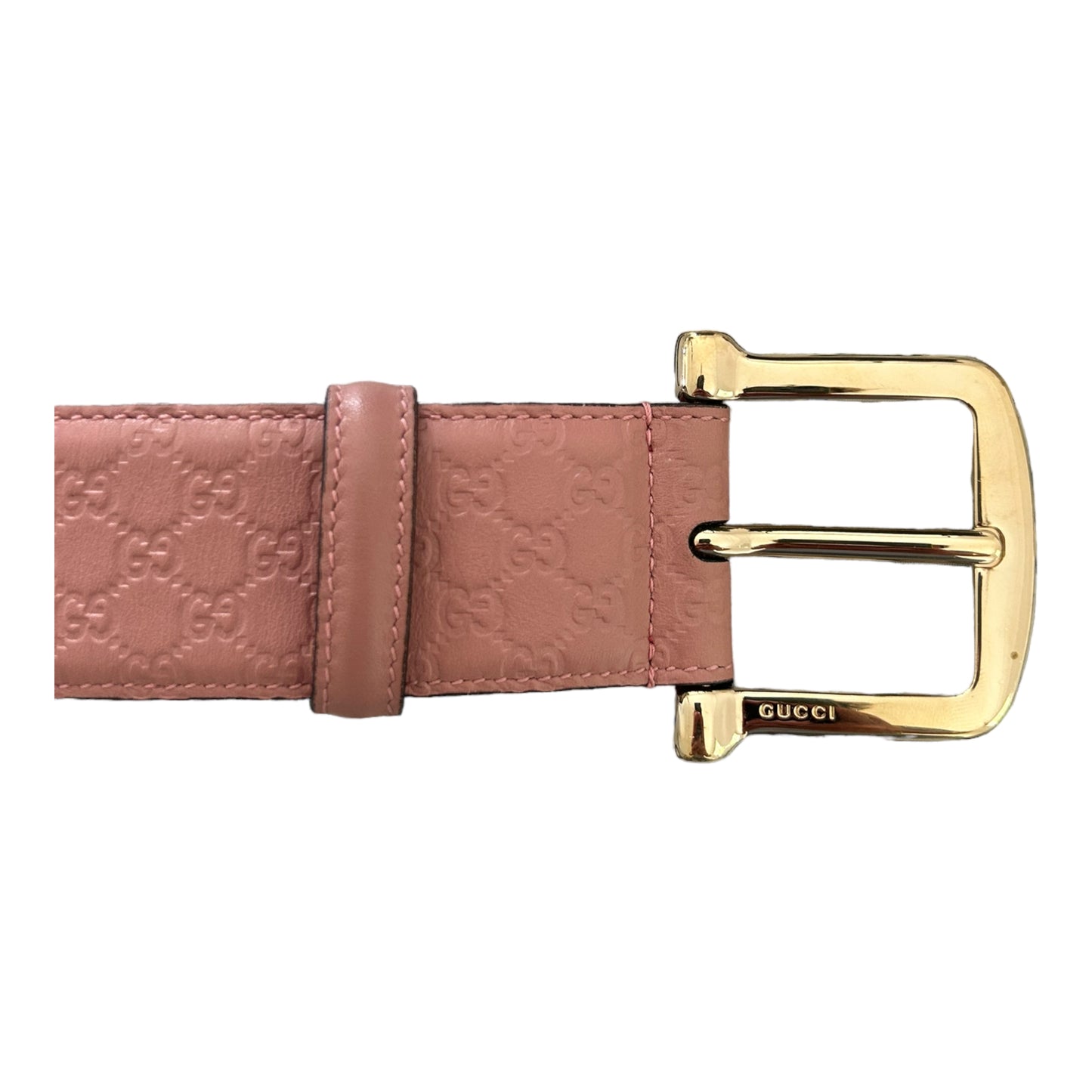 Gucci Pink GG Belt - (85/34) - 281548