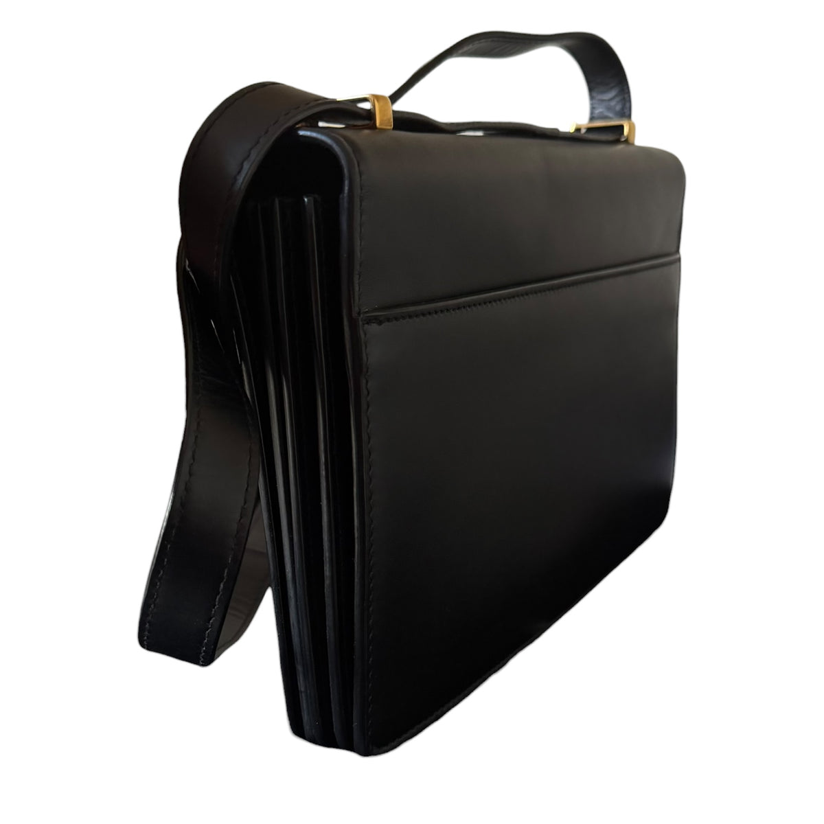 Saint Laurent Black Calfskin Leather Dylan Flap - 601310