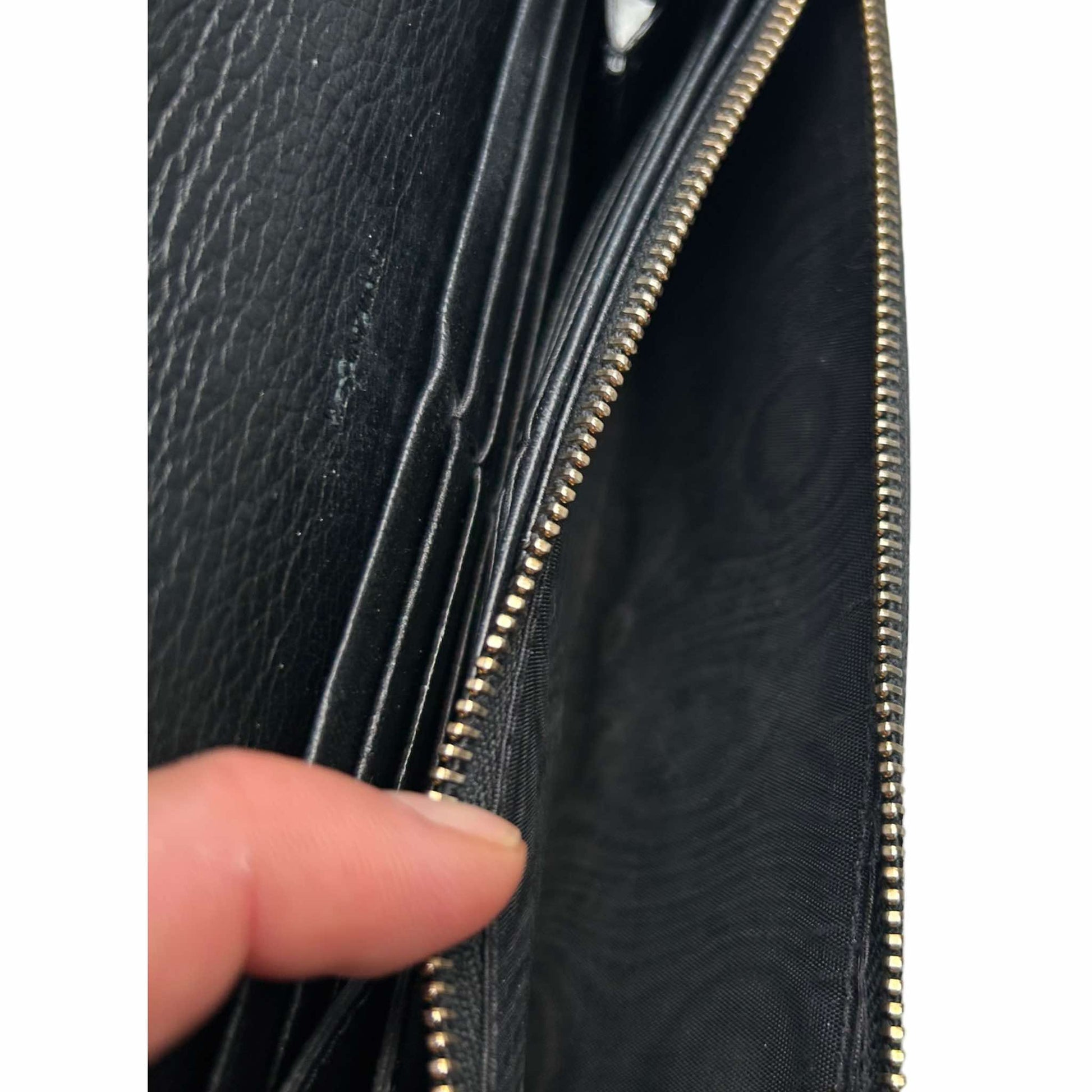 Saint Laurent Black Long Purse