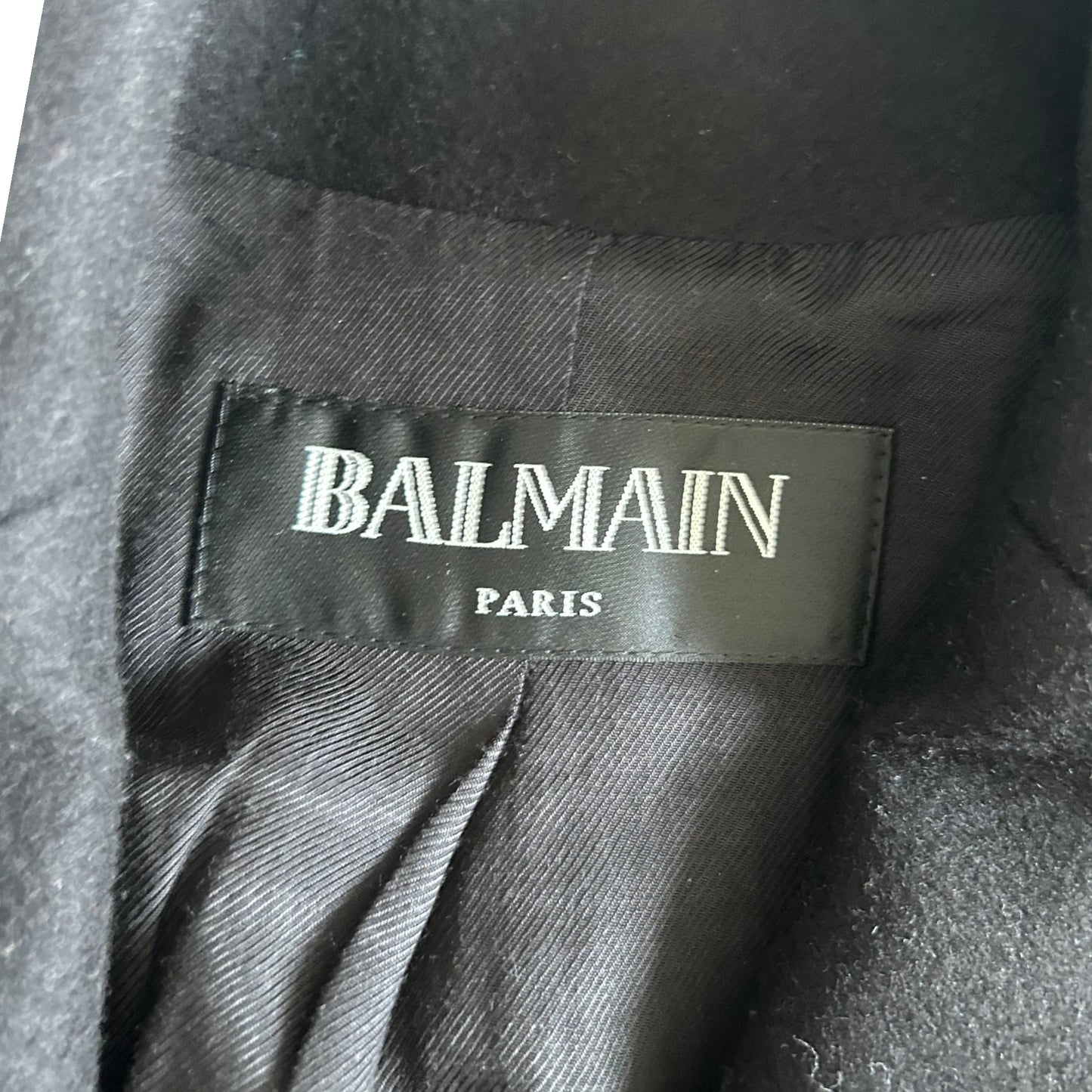 Balmain Double-breasted Wool-blend Coat - 38