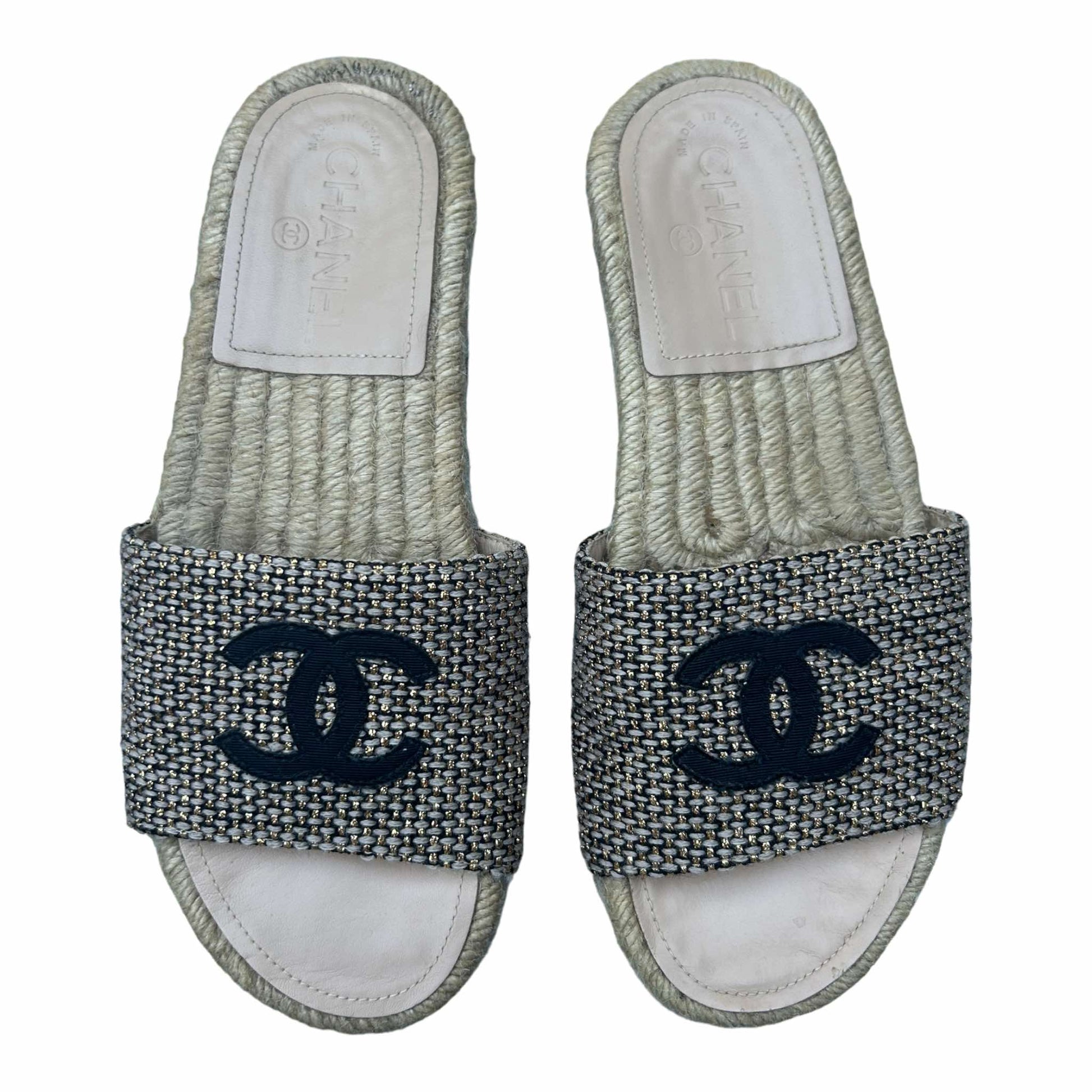 Chanel Espadrille Sandals - EU 37 / UK 4