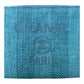 Chanel Blue Raffia Clutch