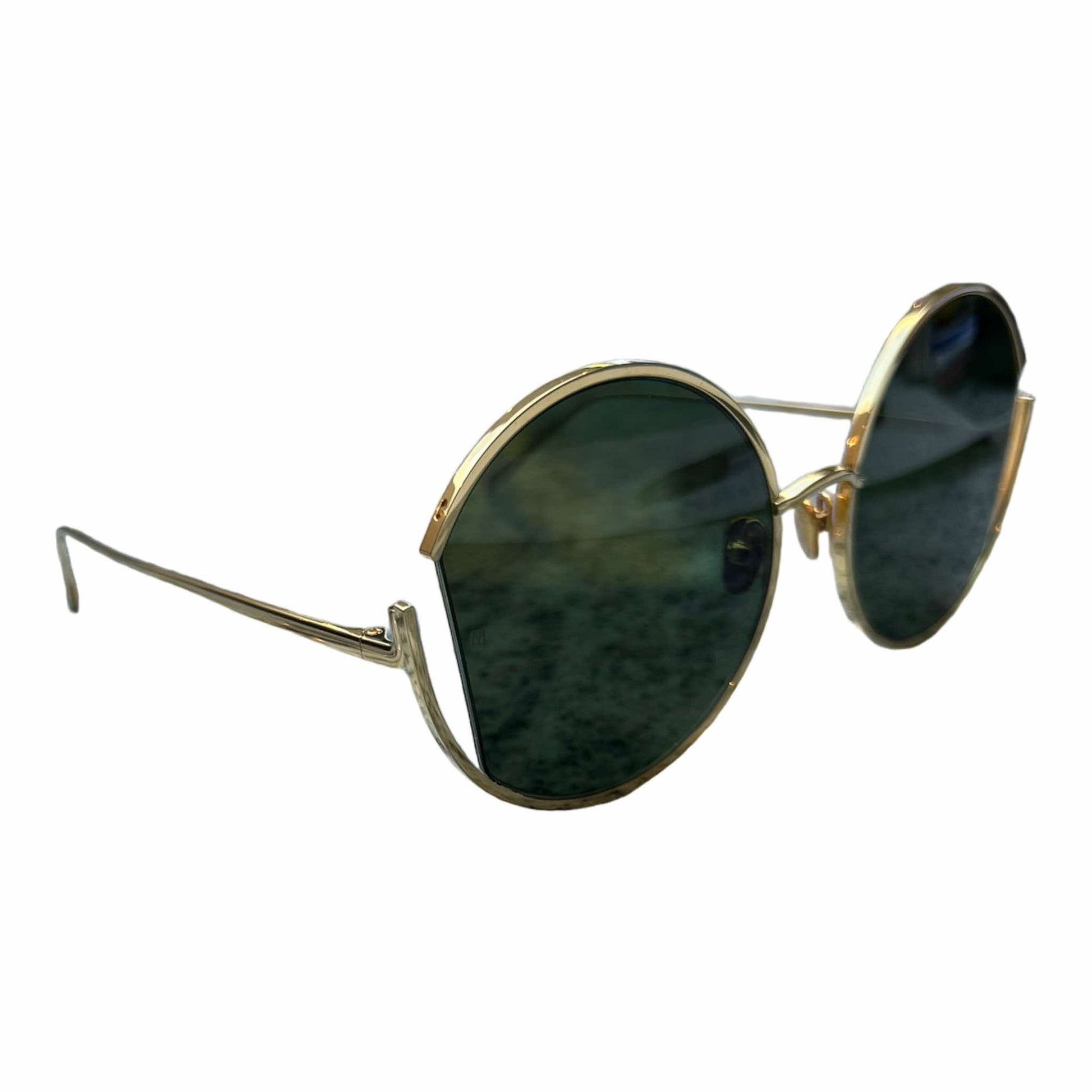 Linda Farrow Quarry C4 Round Sunglasses