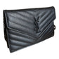 Saint Laurent Black Cassandre Envelope Chain Flap - 857605