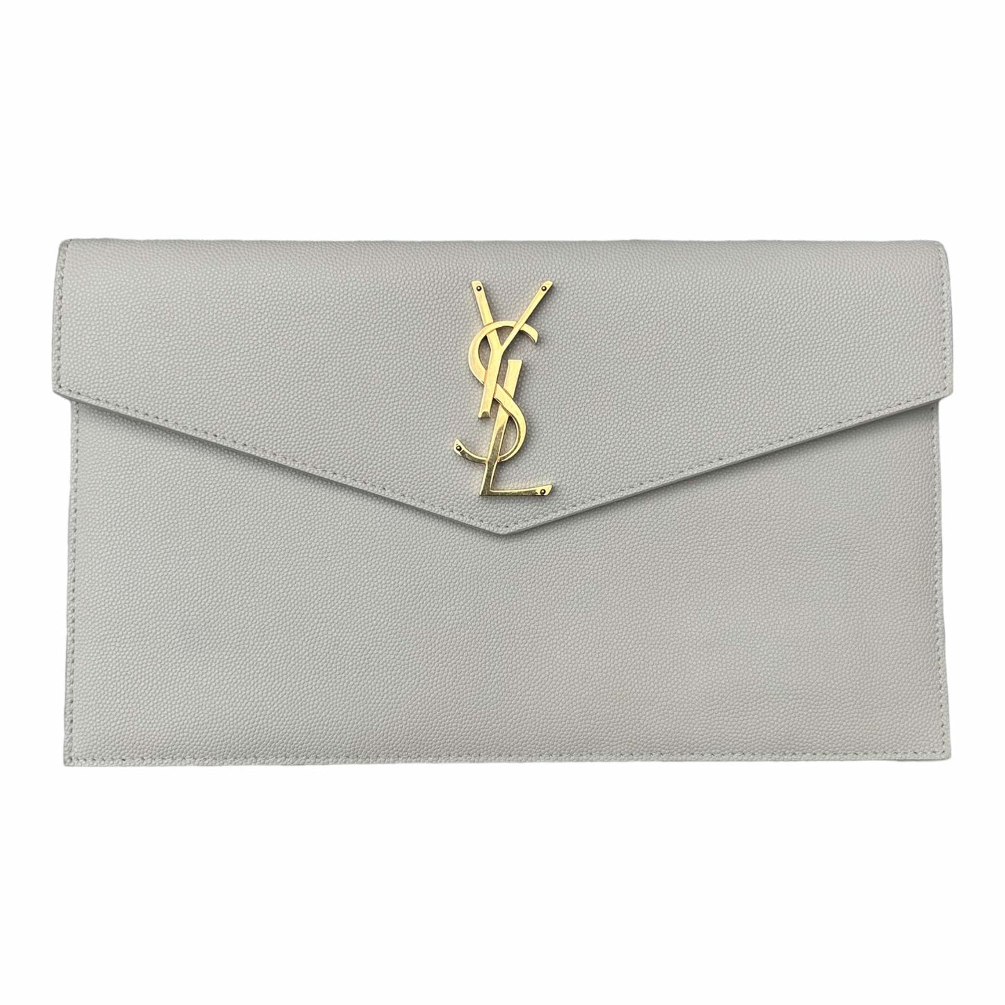 Saint Laurent White Uptown Pouch - 565739