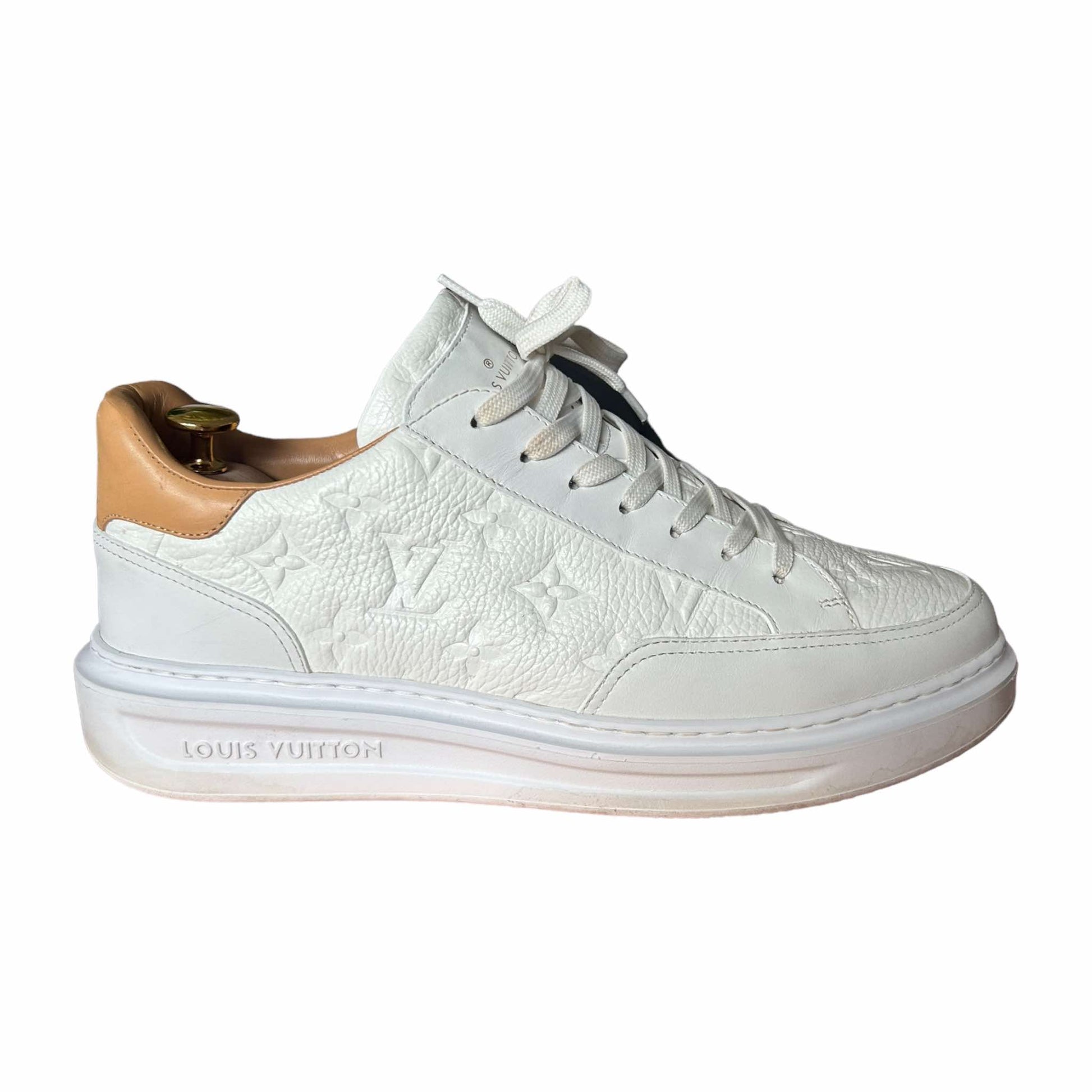 Louis Vuitton White Beverley Hills Trainers - 8.5 UK / 42.5 EU