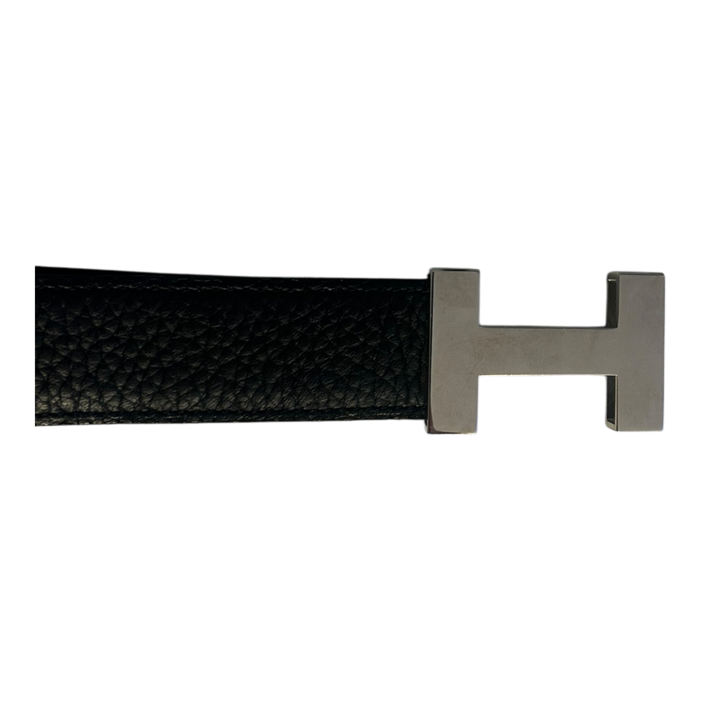 Hermès Silver H 32mm Belt (85/34)