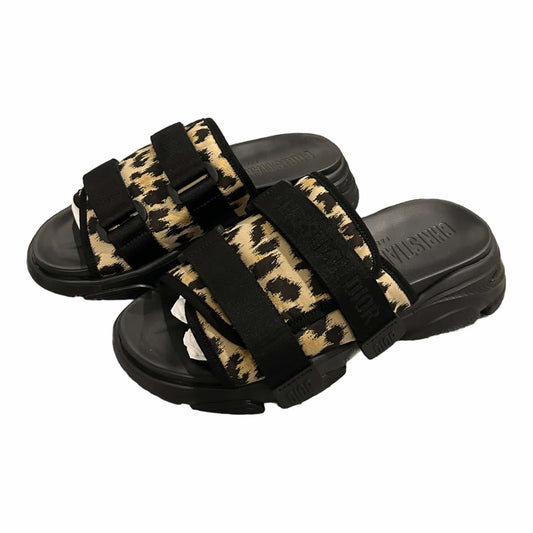 Dior D-Wander Leopard Slide - 39 EU / 6UK