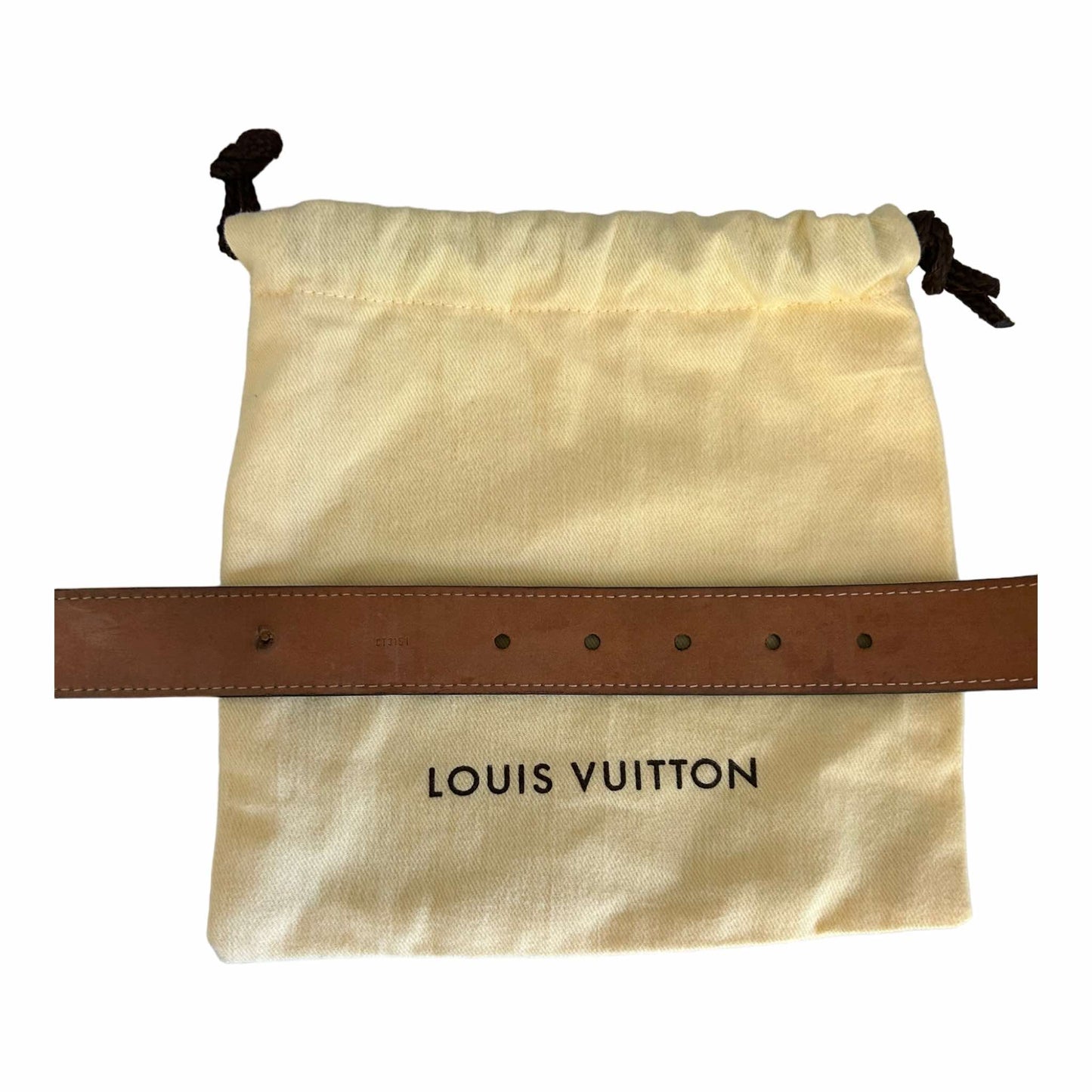 Louis Vuitton Monogram Cabochon Belt (95/38) - M9872