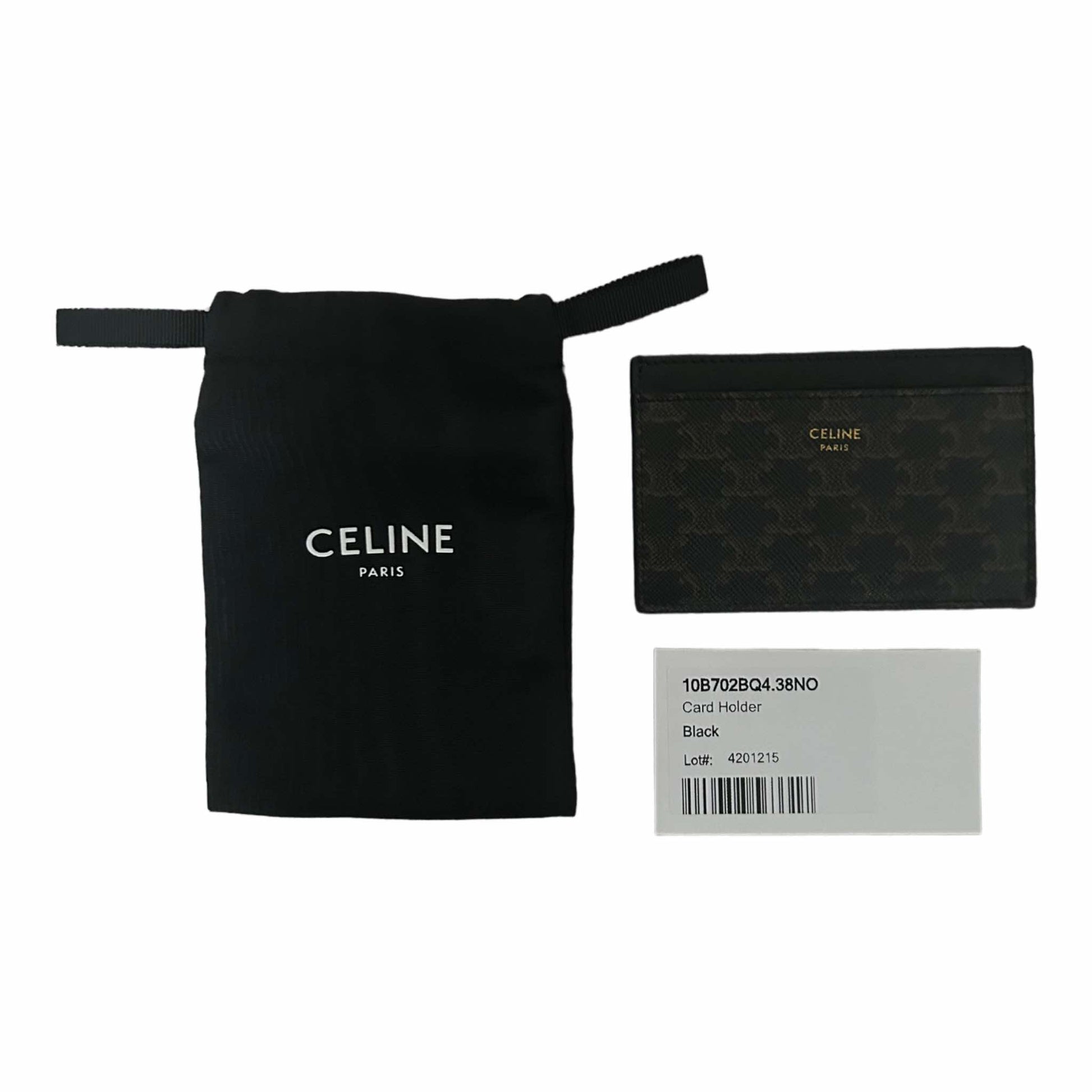 Celine Triomphe Canvas Card Holder