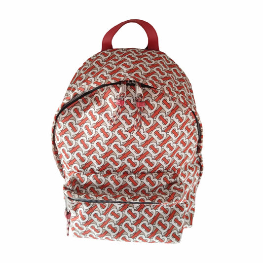 Burberry Orange TB Monogram Backpack